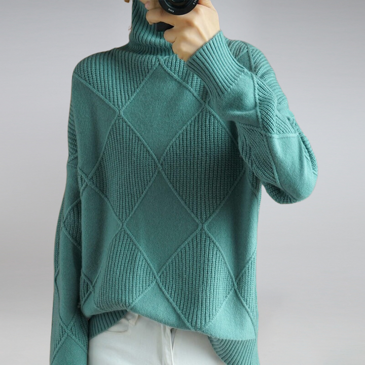 Luvik | Kvinne Cashmere Rullekrage genser