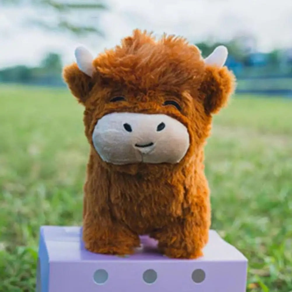 Fluffy Highland Cow Plush Toy - Adopt Highland Cow Luvikno