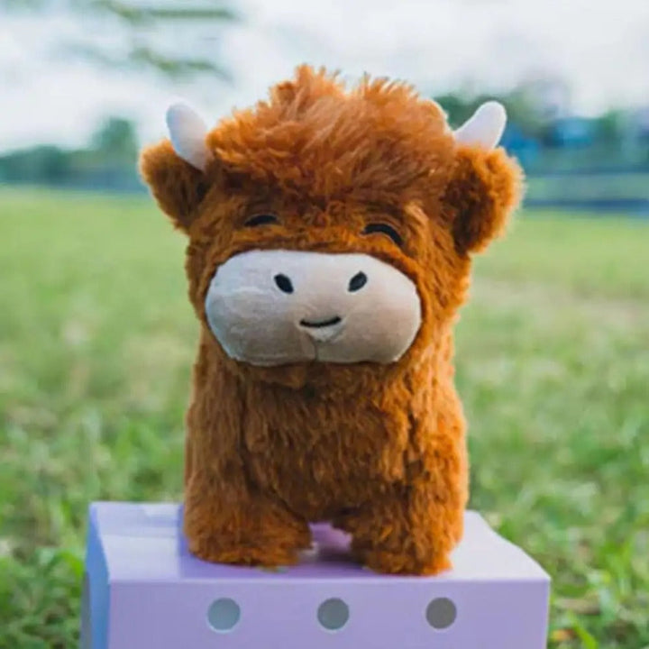 Fluffy Highland Cow Plush Toy - Adopt Highland Cow Luvikno
