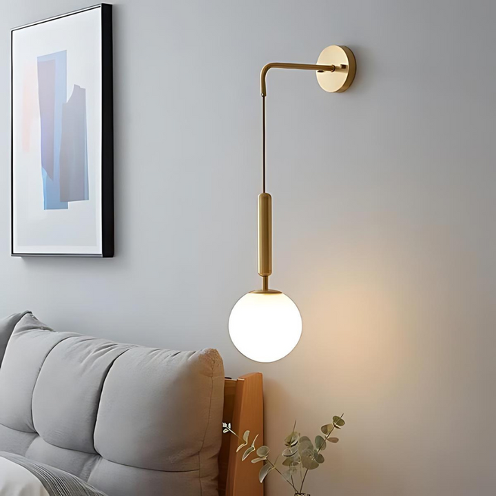 Moderne Glass Vegglampe for Stilige Boligområder | Luvikno