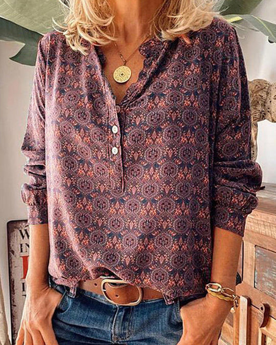 Luvik | Langermet bluse og vintage-mønster