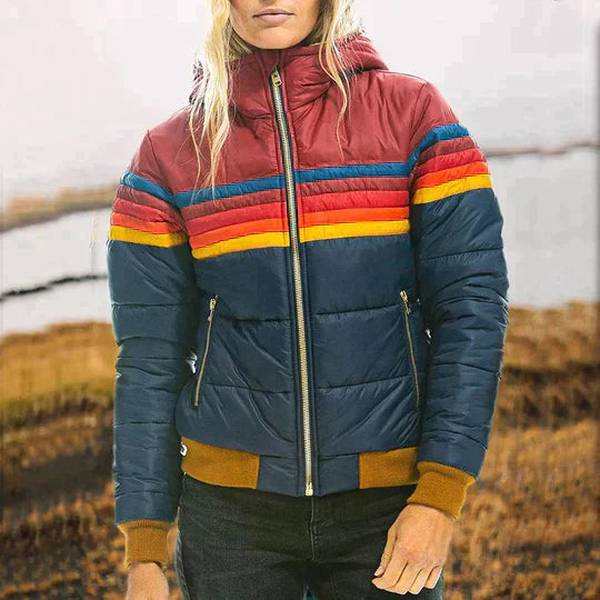 Luvik | Sateenkaareno Retro isolert jakke