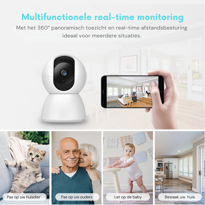 Luvikno | Premiumpets Smart Kamera - Hold Kontakt med Kjæledyret Ditt