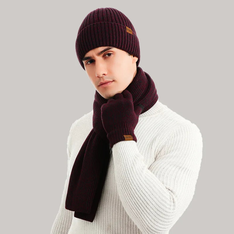 ArcticStyle – Trendy Vintersett med Lue og Vanter Luvikno