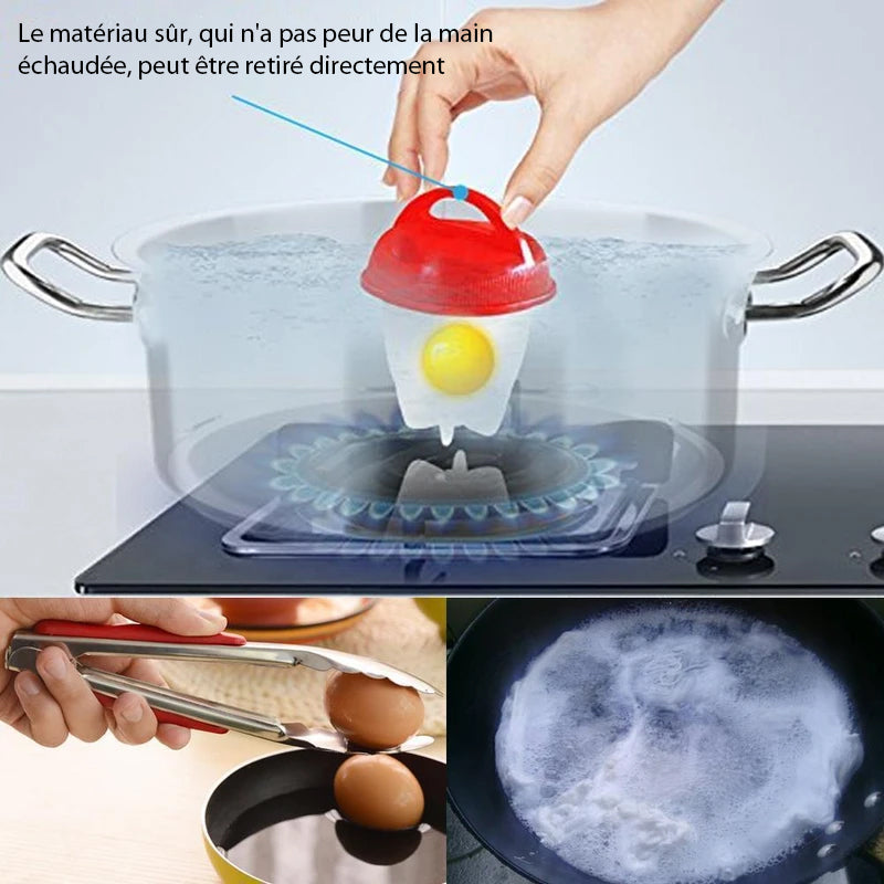 Mini Egg Cooker, Set med 6 Deler | Luvikno