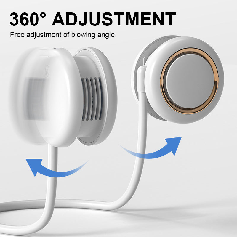 Foldbar USB Mini Bærbar Nakke Vifte | Luvikno