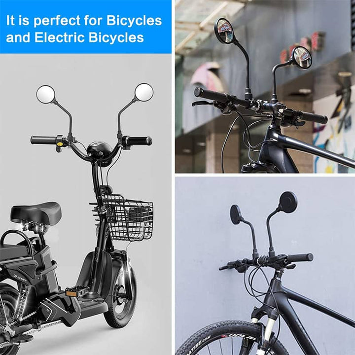 FlexiView sykkel speil med lang brakett | Luvikno