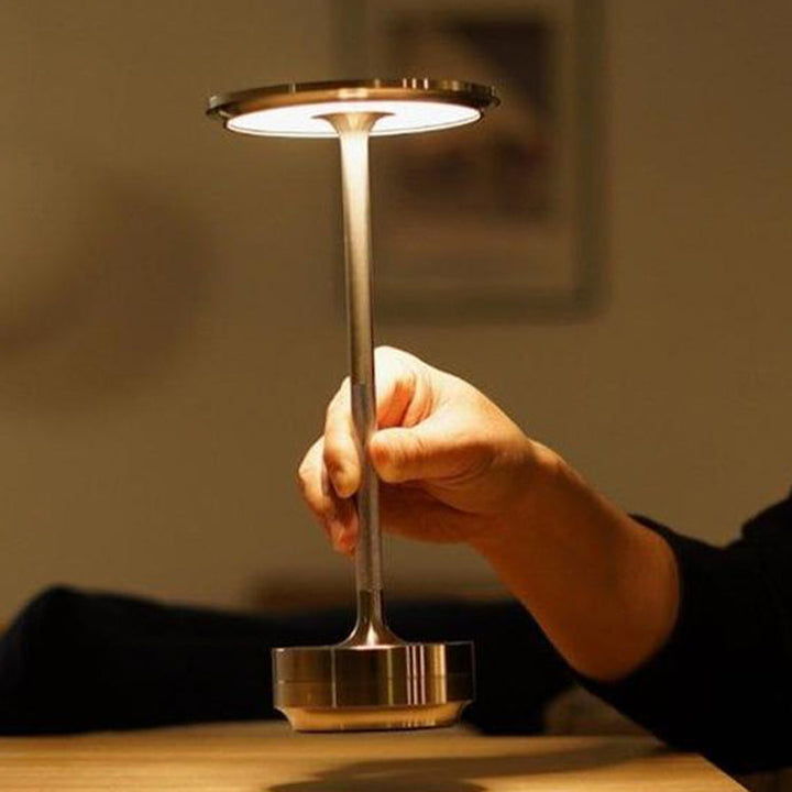 Aluminium oppladbar berøringsdimmer bordlampe | Luvikno