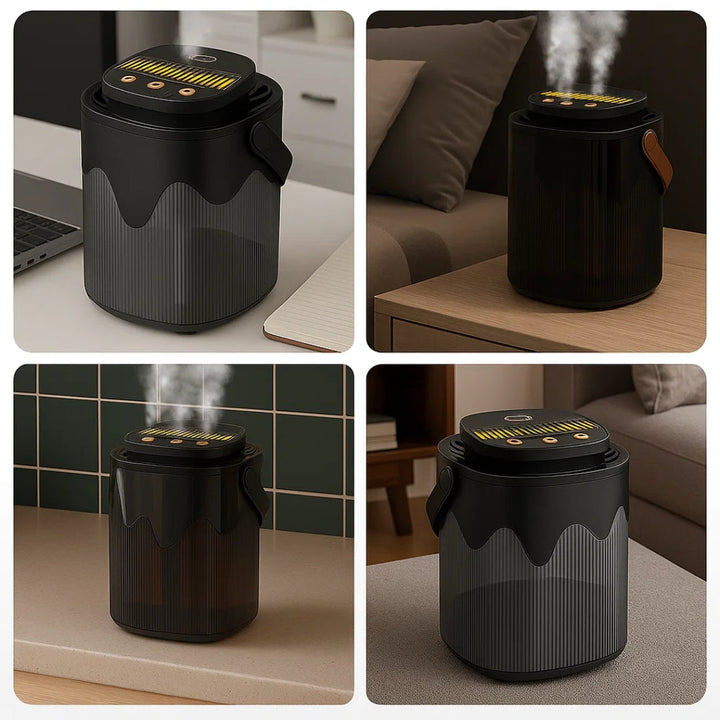 Essensiell Olje Aroma – Stille 3 L Tank – Linder Tørr Luft, Beroliger Huden & Forbedrer Søvnkvaliteten Luvikno