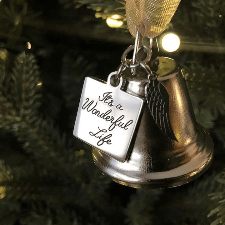 Juletrær Minne Ornamenter Engel Vinger Klokke Pendel Henge Dekorasjon | Luvikno