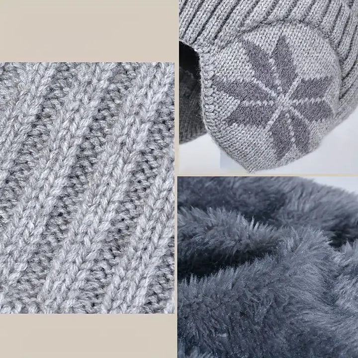 Luvikno | Barne Vinter Fleece Skjerf Dress Strikket Lue