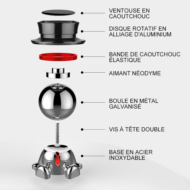 Søt magnetisk roterende 360° telefonholder | Luvikno