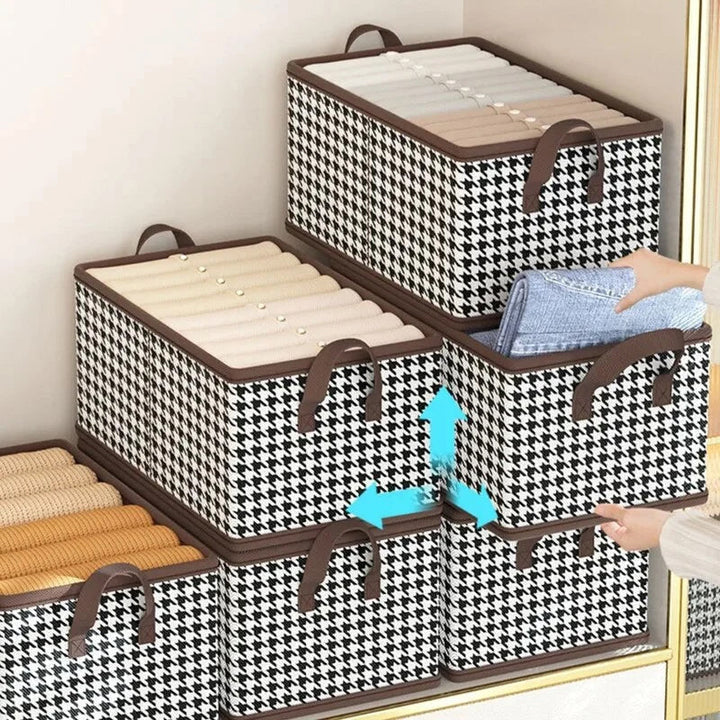 Foldbar Jeans Organisator for Klesskapet | Luvikno