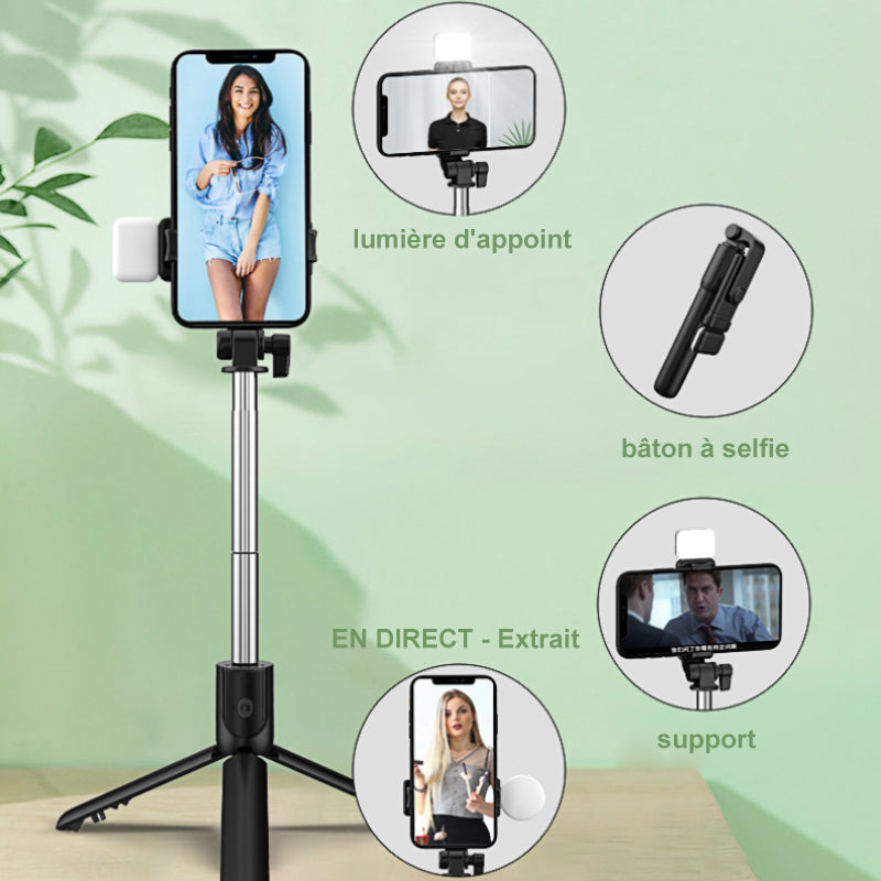 Bærbar Bluetooth Mobilholder 6 i 1 | luvikno