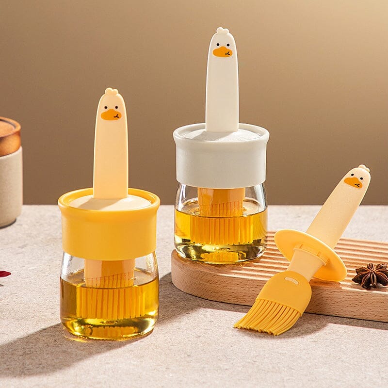 Oljedispenser med pensel for BBQ | Luvikno