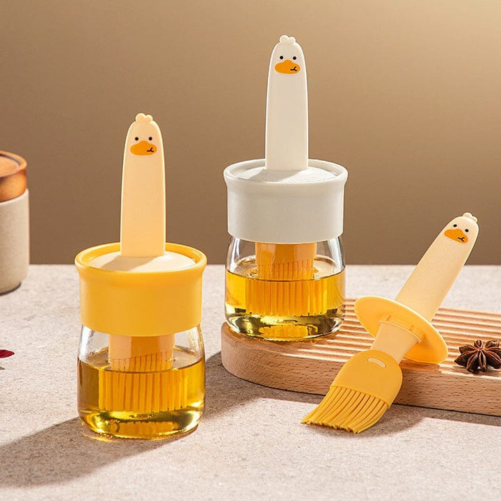 Oljedispenser med pensel for BBQ | Luvikno