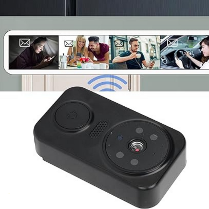 Noctiq Smart Wi-Fi Videodørklokke - HD Kamera, Nattmodus, Bevegelsessensor | Luvikno