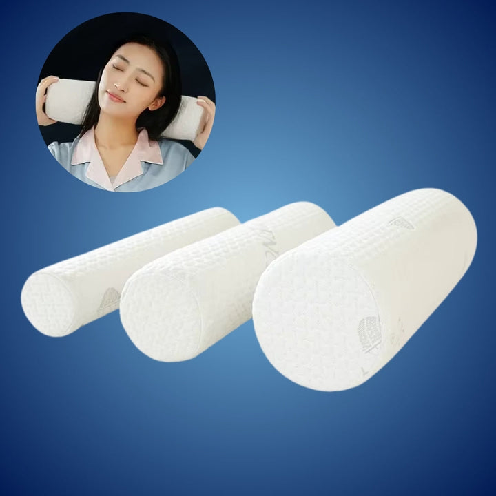 RelaxPosture Minneskum Nakkestøttepute – Perfekt for Søvn, Reiser og Smertelindring med Ergonomisk Støtte Luvikno