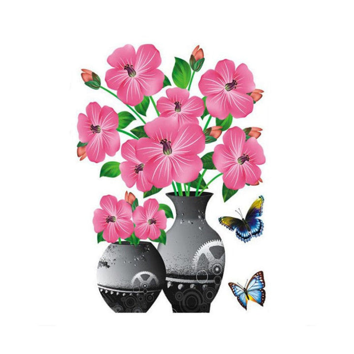 DIY Plantevase 3D Stereo Klistremerker Selvklebende | Luvikno