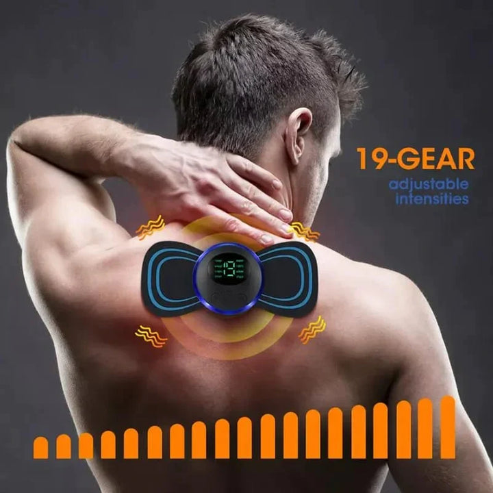 EMS Mini Body Massager Puls Nakke Smerte Lindring Luvikno