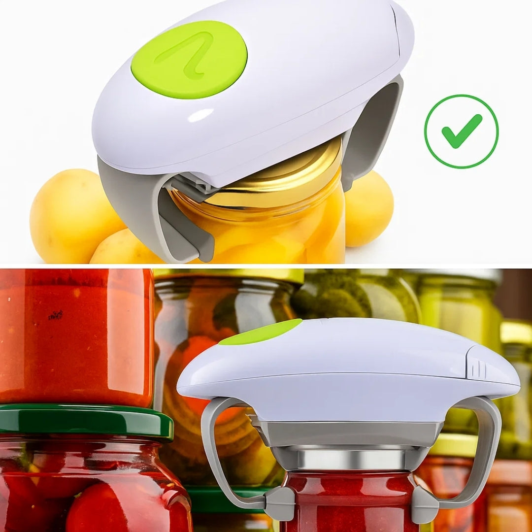 Smooth Edge Safety – Batteridrevet – Enkelt berøring – Forhindrer kutt – Ideell for eldre og kokker Luvikno