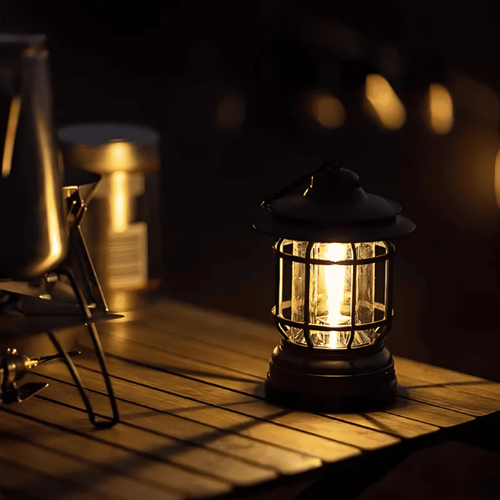 Retro-Style Smart Portable Lampe for Innendørs & Utendørs Bruk Charm | Luvikno