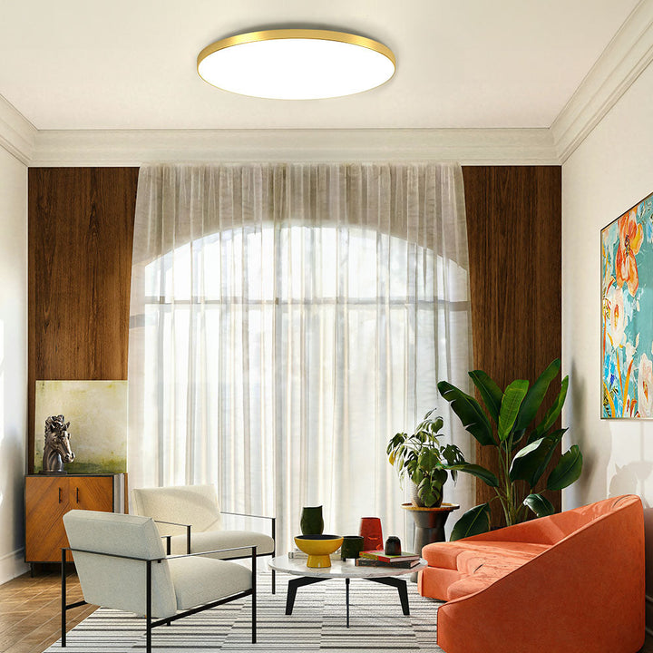 Taklys Rund LED Moderne Flush Fixture Luvikno