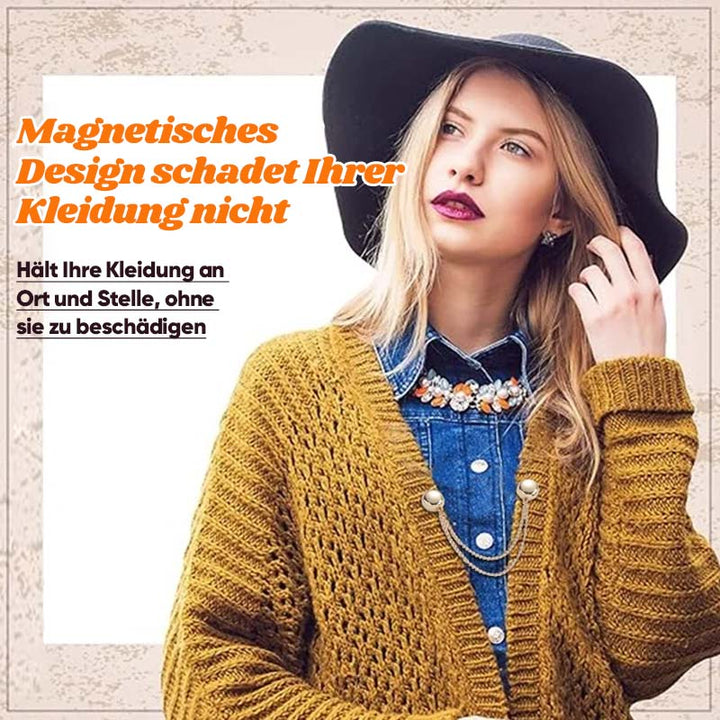 Luvikno | MagCloth Magnetiske Klesklipp | Rynkefri & Stoffvennlig | For Klær, Skjerf & Tilbehør | Perfekt for Garderobe & Reiser