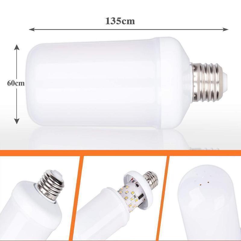 Flamme LED Lampe med Gravitasjonssensor | luvikno