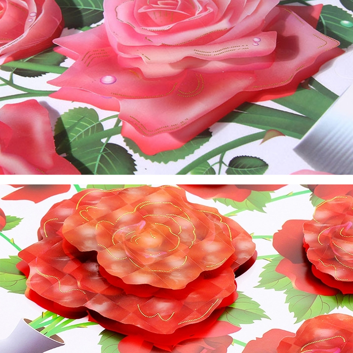 DIY Plantevase 3D Stereo Klistremerker Selvklebende | Luvikno