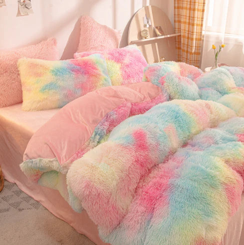Luvikno | FluffCandy - Luksus langhåret dyneovertrekk for vintervarme