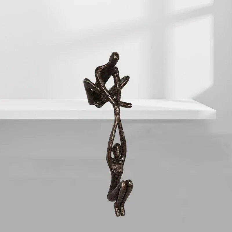 Luvikno | Evig Kjærlighet og Styrke | Skulptur Figur | Hjemdekorasjon | Unik Dekorasjon