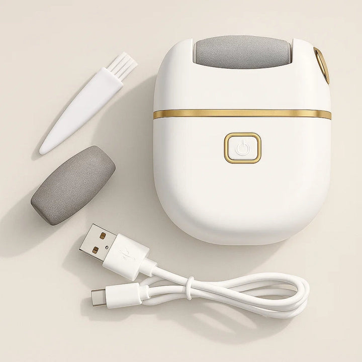 Callus Remover – Oppladbar trådløs – Leger sprukne hæler – Gjenoppretter myke, glatte føtter hjemme Luvikno