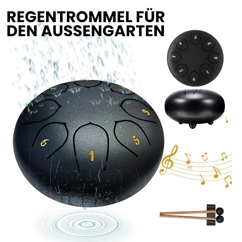 Regndrum som hageinstrument | Luvikno