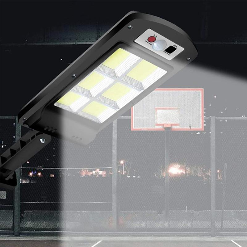 200W Utendørs Solenergi LED-Lampe med Fjernkontroll, Bevegelses- og Skumringssensor | Luvikno