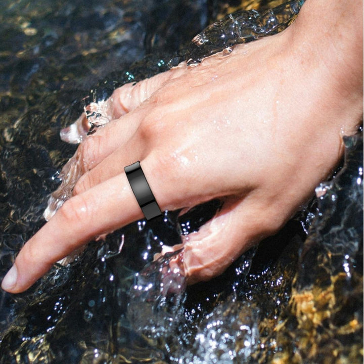 VitalBand Smart Ring – Søvn & Velvære Tracker – Vanntett – Ideell for Aktiv Livsstil Luvikno