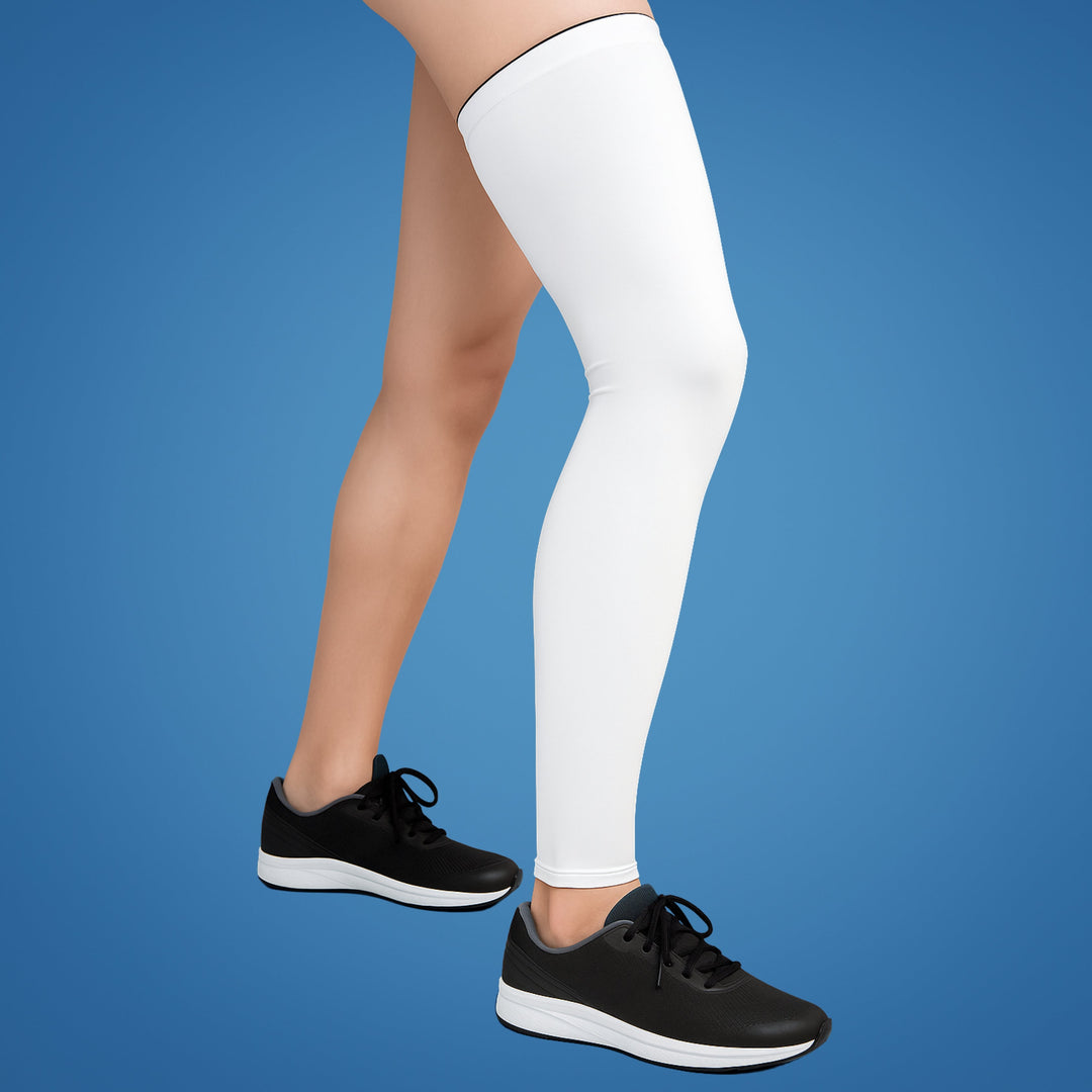FlexiRelief | Full Leg Compression Sleeve – Knee Support – Graduert Trykk – Smertelindring – Gjenoppretting – Hevelse Reduksjon Luvikno