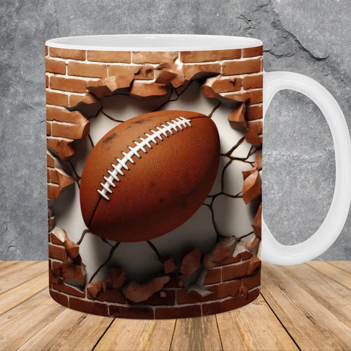 Ball Print Mug | Luvikno