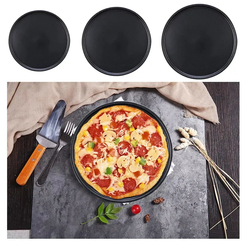 Sett av 3 Pizzapanner Non-Stick Luvikno