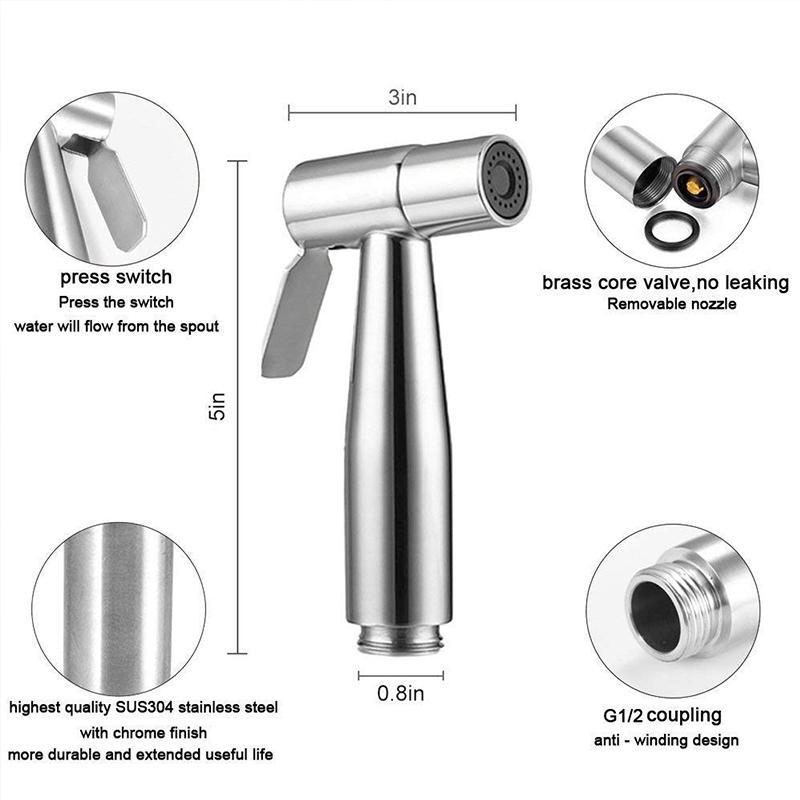 Håndholdt toalett bidet spray | Luvikno