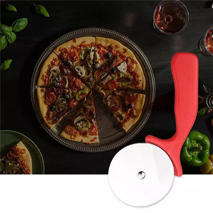 Rustfritt Stål Pizza Spatel og Cutter | Luvikno