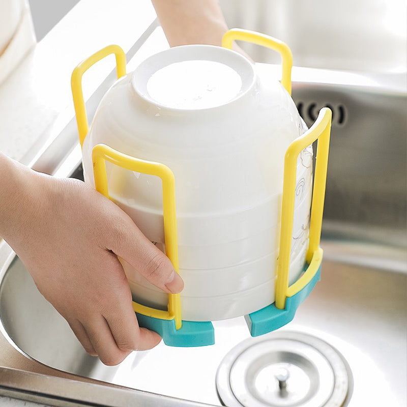 Bowl Plate Holder Drain Rack | Luvikno