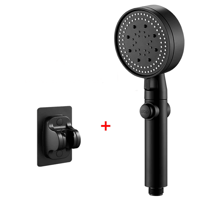 Flow Control Dusjhode med 5 Innstillinger og Trykknapp | Luvikno