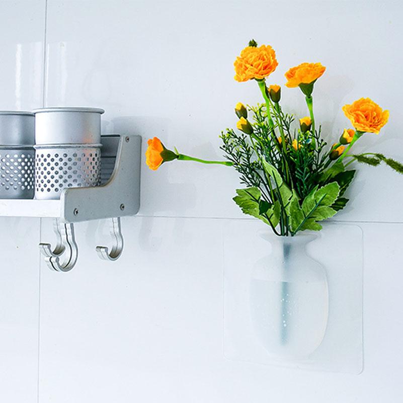 Silicone Sticky Wall Vase | Luvikno