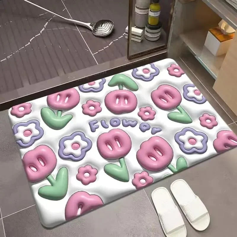 3D Visuell Anti-skli Absorberende Matte Luvikno