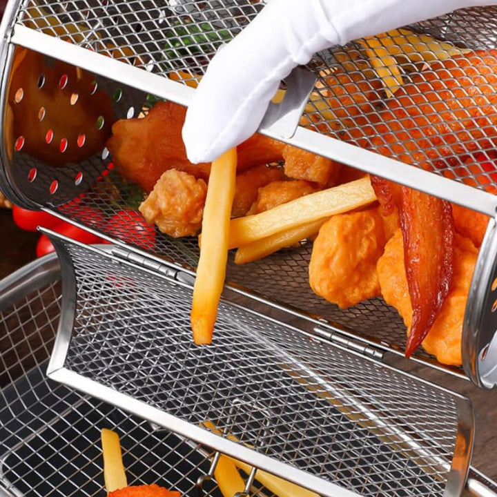 Rustfritt stål roterende grill | Luvikno