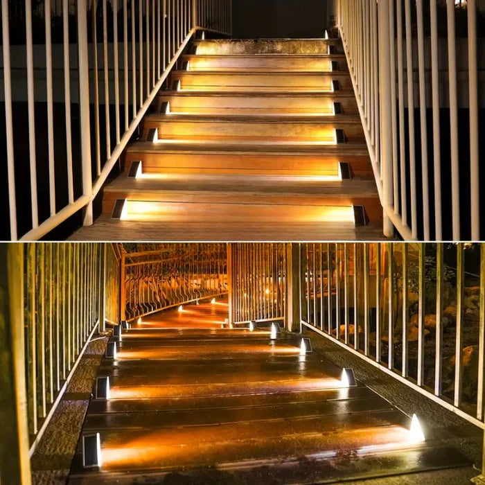 Stilige og moderne LED trappelys - StepBright | Luvikno