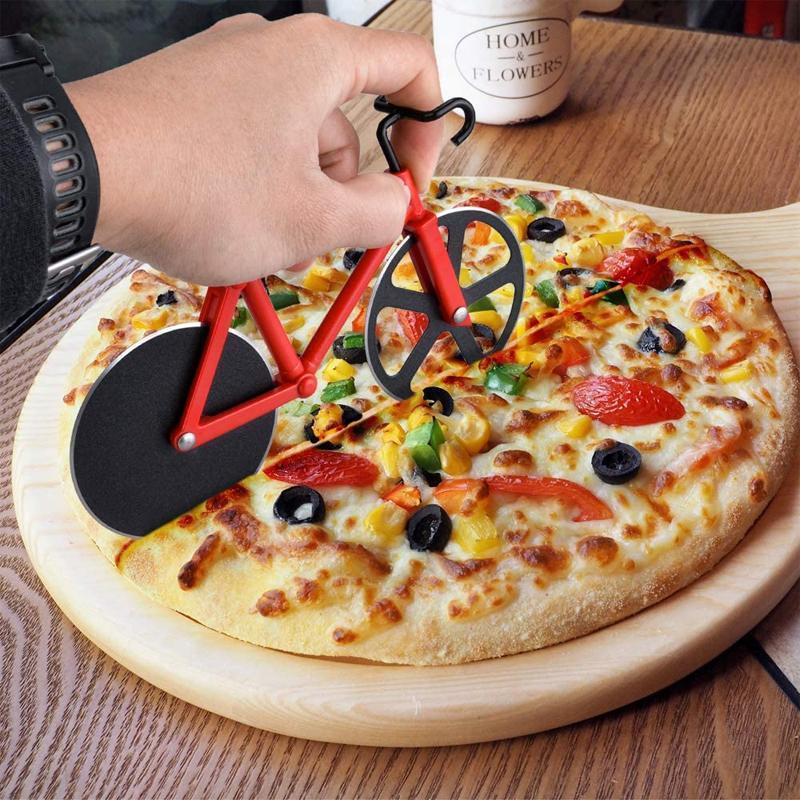 Sykkelhjul rulle pizzaskjærer | Luvikno