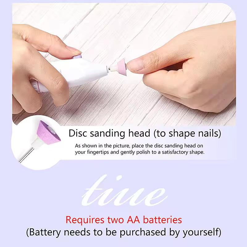 NailPro Elektrisk Neglefil Sett 2-Pack | Luvikno