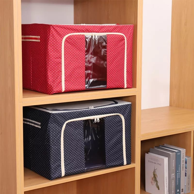 Folding Storage Box For Clothes - 55 Ltr Luvikno